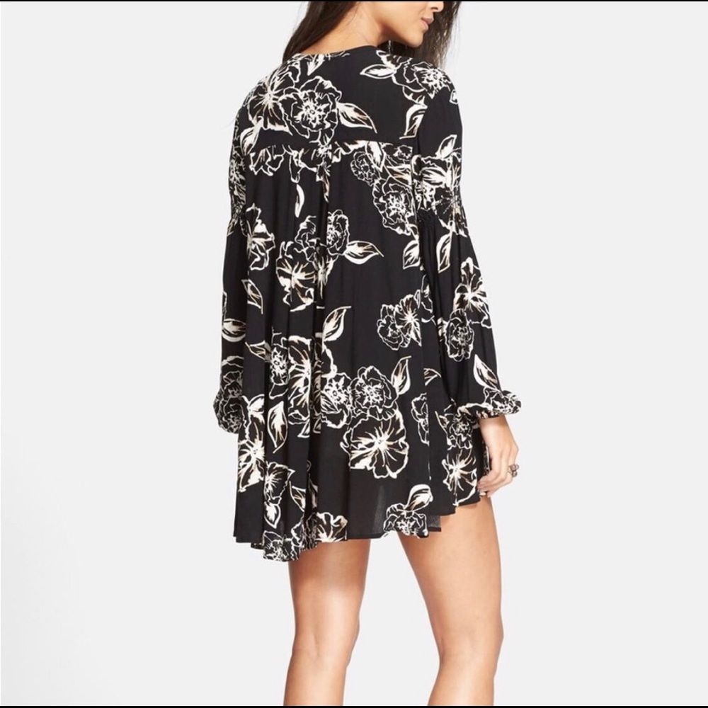 Beautiful Floral Free People Tunic Dress - Picture 3 of 6